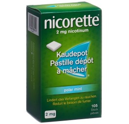 NICORETTE Polar Mint pastill dép mâch 2 mg 105 pce