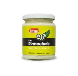 VITAM sauce remoulade sans oeuf bio verre 225 ml