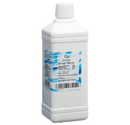 OLIGOPHARM cuivre sol 60 mg/l 500 ml