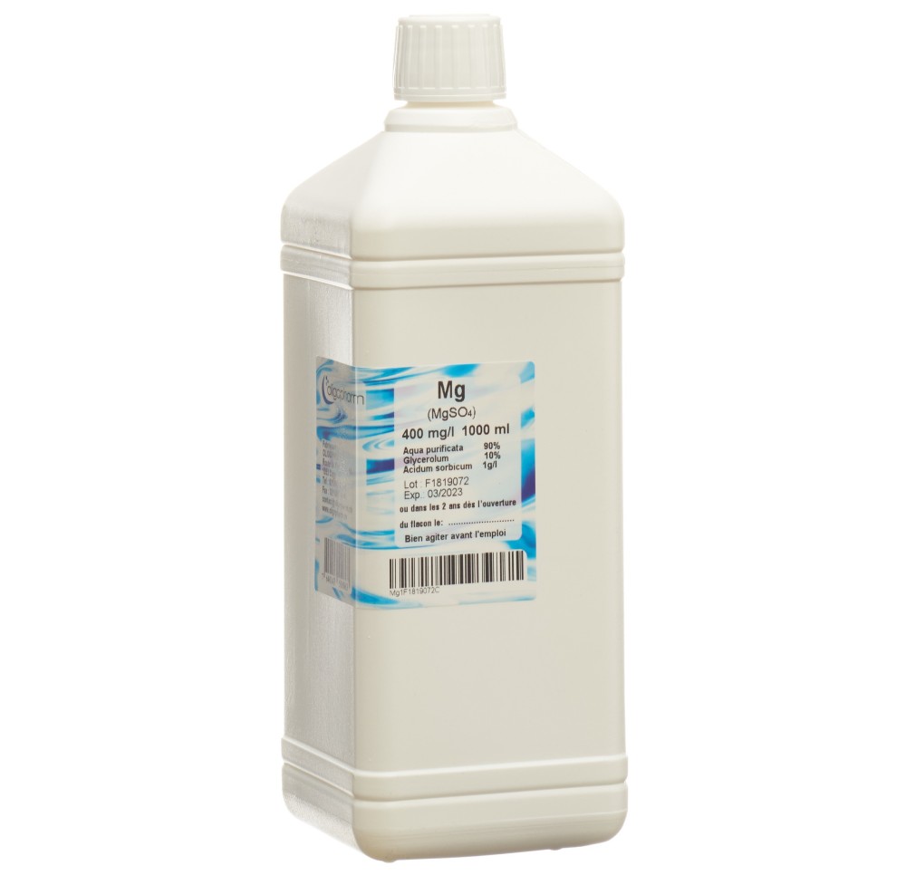 OLIGOPHARM magnésium sol 400 mg/l 1000 ml