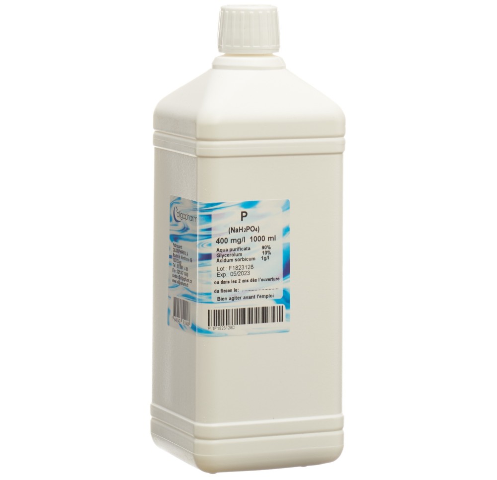 OLIGOPHARM phosphore sol 400 mg/l 1000 ml