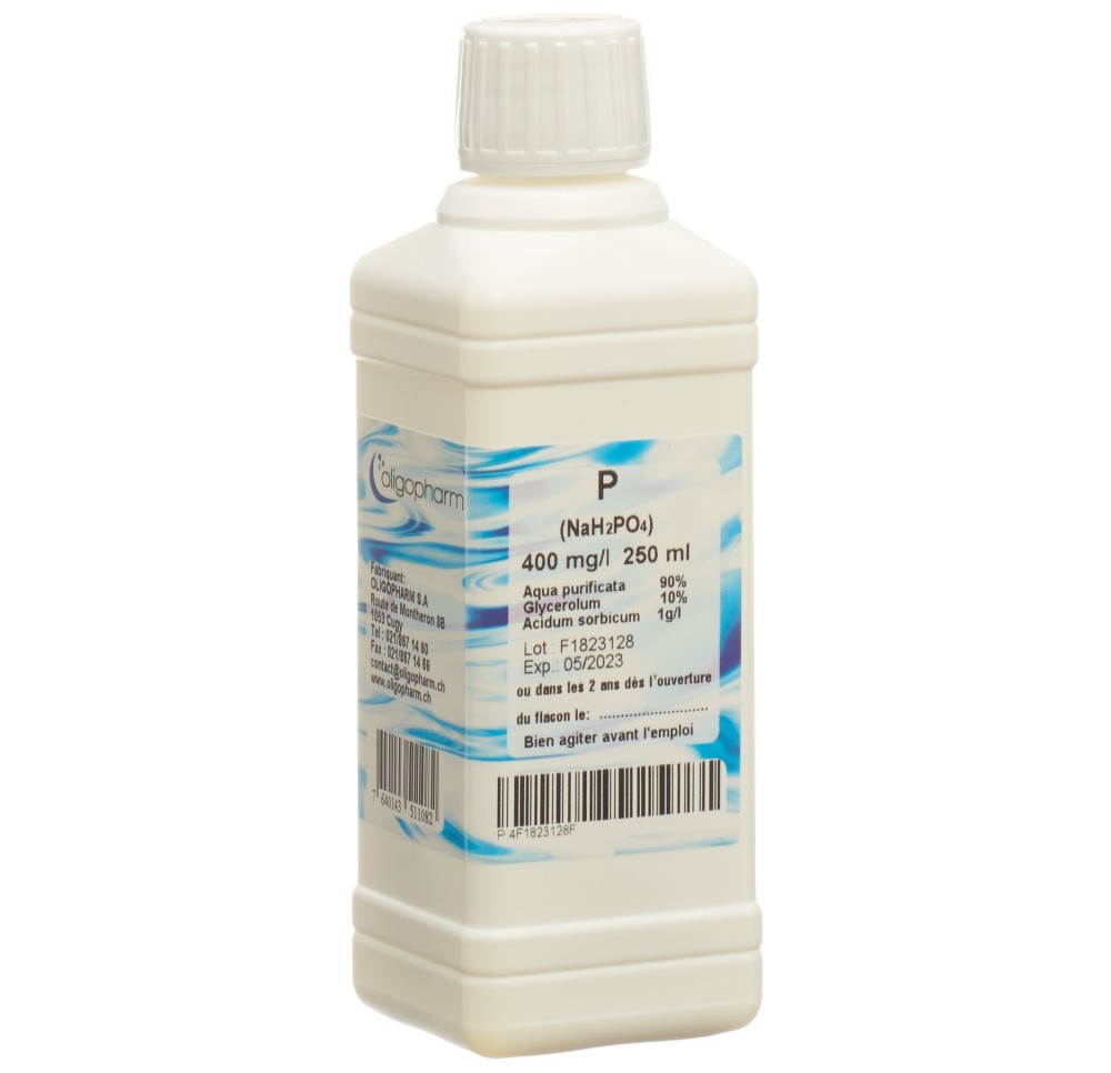 OLIGOPHARM phosphore sol 400 mg/l 250 ml