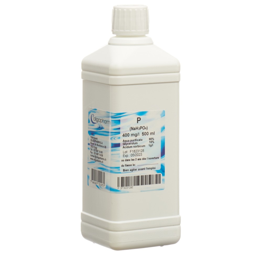 OLIGOPHARM phosphore sol 400 mg/l 500 ml