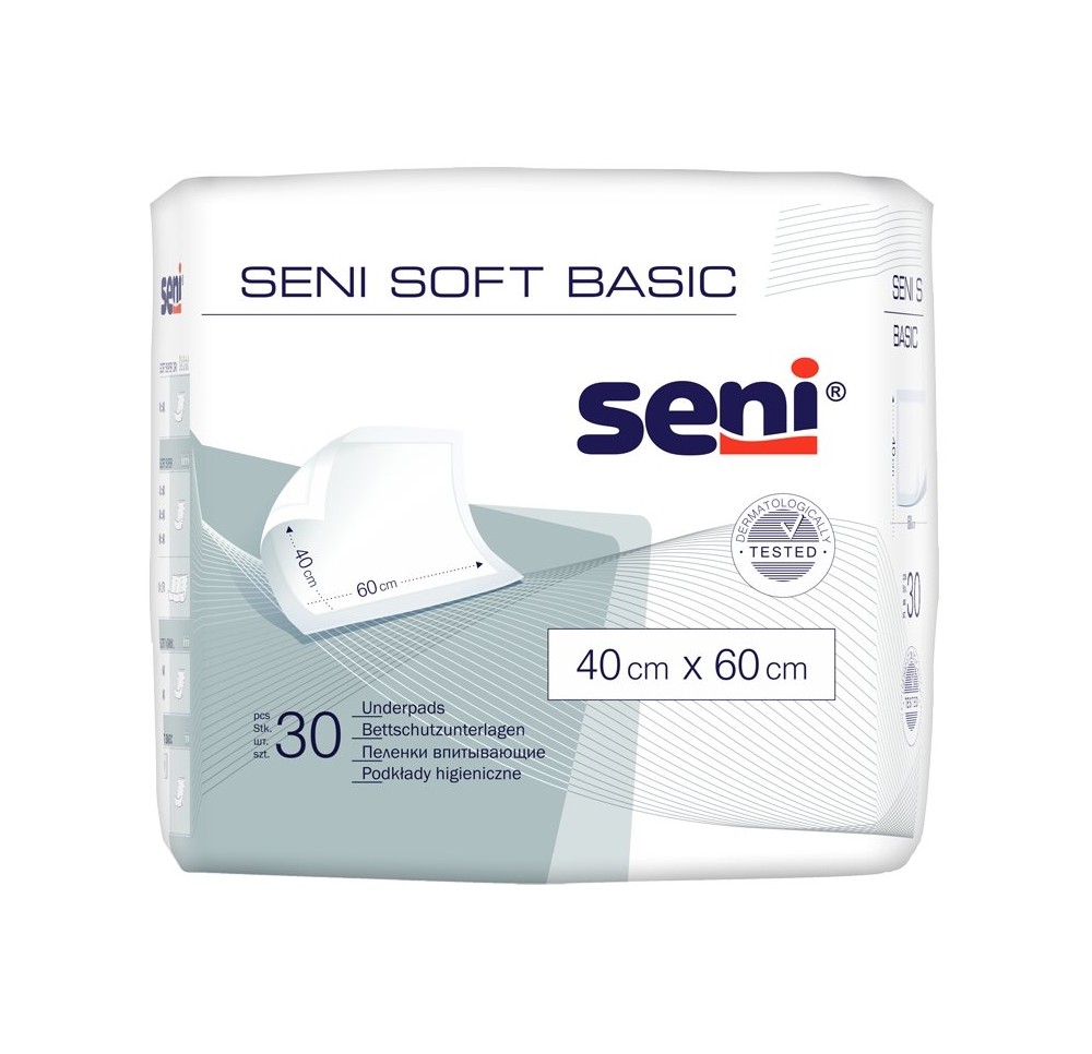 SENI Soft Basic alèses 40x60cm 4 x 30 pce