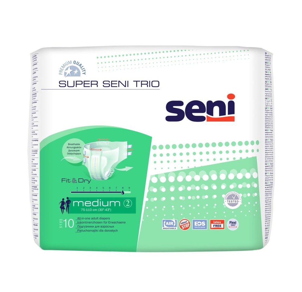 SUPER SENI Trio changes complets M 8 x 10 pce