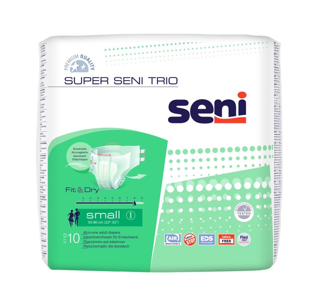 SUPER SENI Trio changes complets S 12 x 10 pce