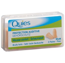 QUIES tampons protect bruit mousse chair 6 pce