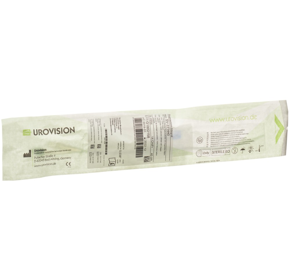 UROVISION cathéter ballon transu CH14 40cm silic