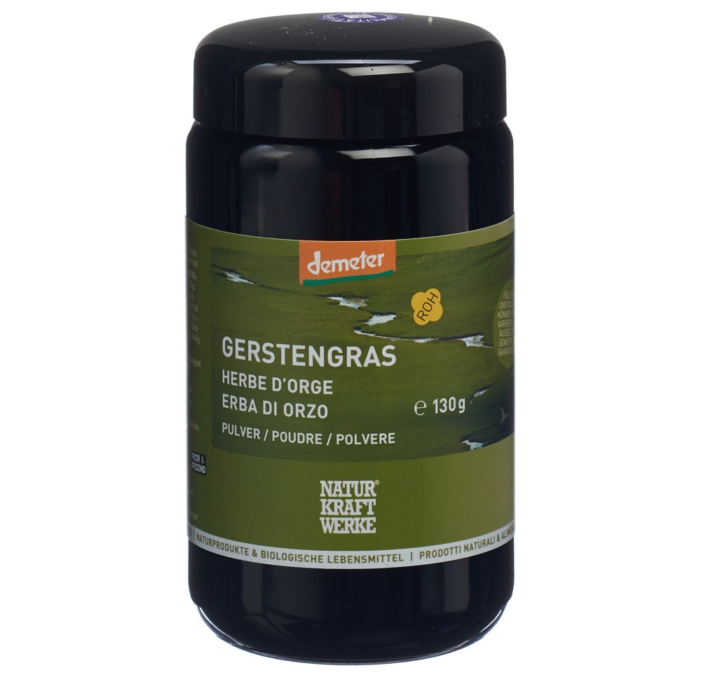 NATURKRAFTWERKE Herbe d'orge Poudre Demeter 130 g