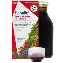 Floradix fer + vitamines sirop fl 500 ml