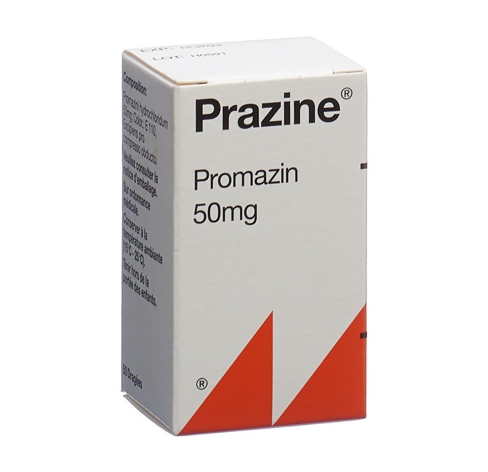 PRAZINE drag 50 mg bte 50 pce PRAZINE drag 50 mg bte 50 pce