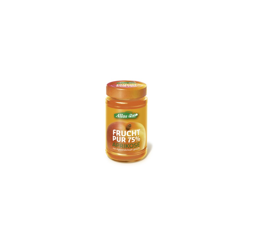 ALLOS Frucht pur confiture 75% abricots bio 250 g ALLOS Frucht pur confiture 75% abricots bio 250 g