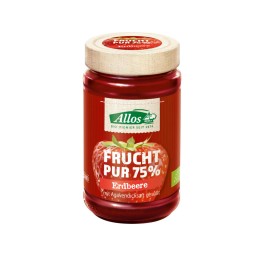 ALLOS Frucht pur confiture 75% fraises bio 250 g