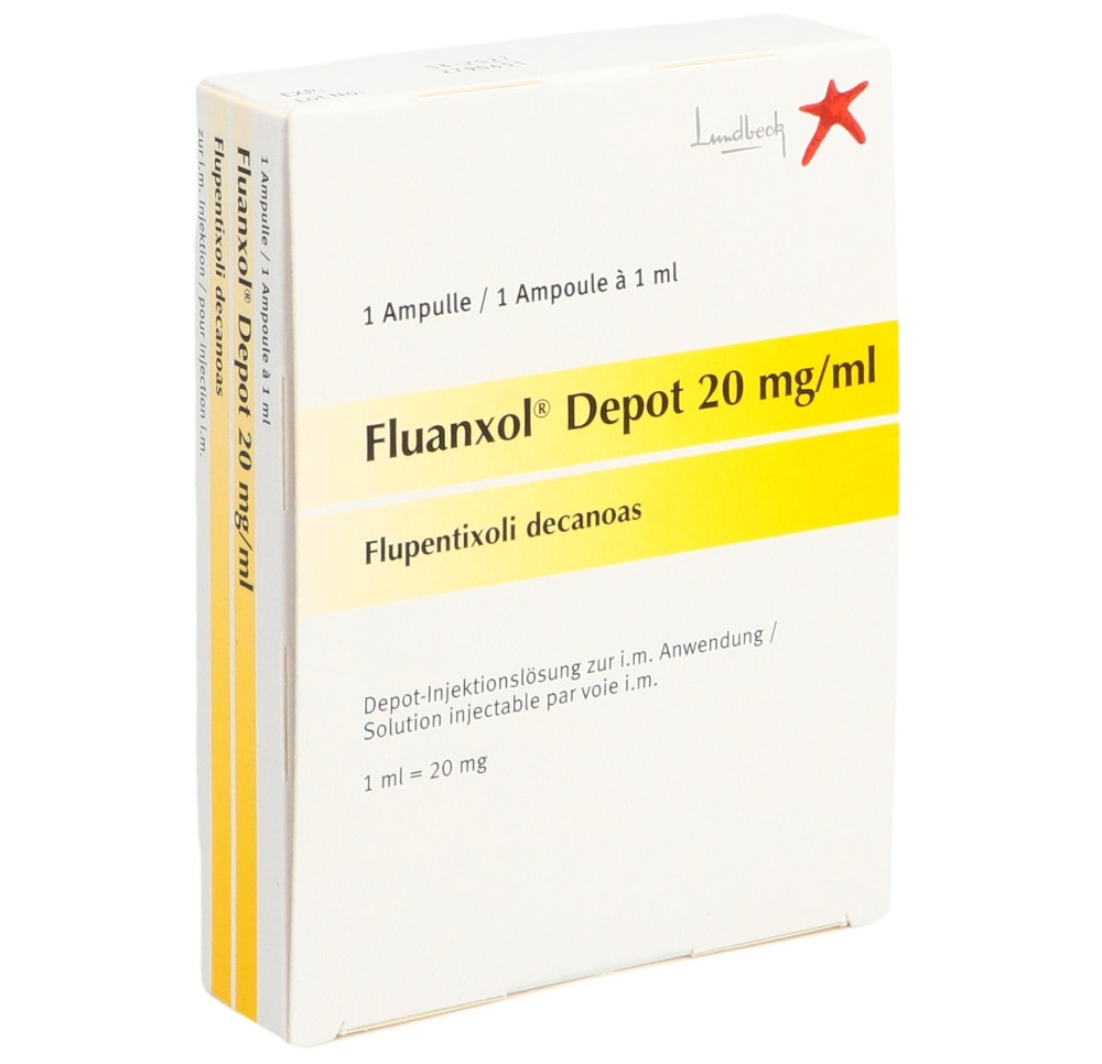 FLUANXOL Depot sol inj 20 mg/ml amp 1 ml FLUANXOL Depot sol inj 20 mg/ml amp 1 ml