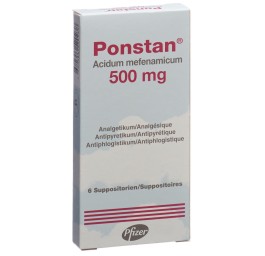 PONSTAN supp 500 mg adult 6 pce