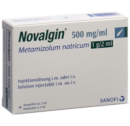 NOVALGIN sol inj 1 g/2ml i.m./i.v 10 amp 2 ml