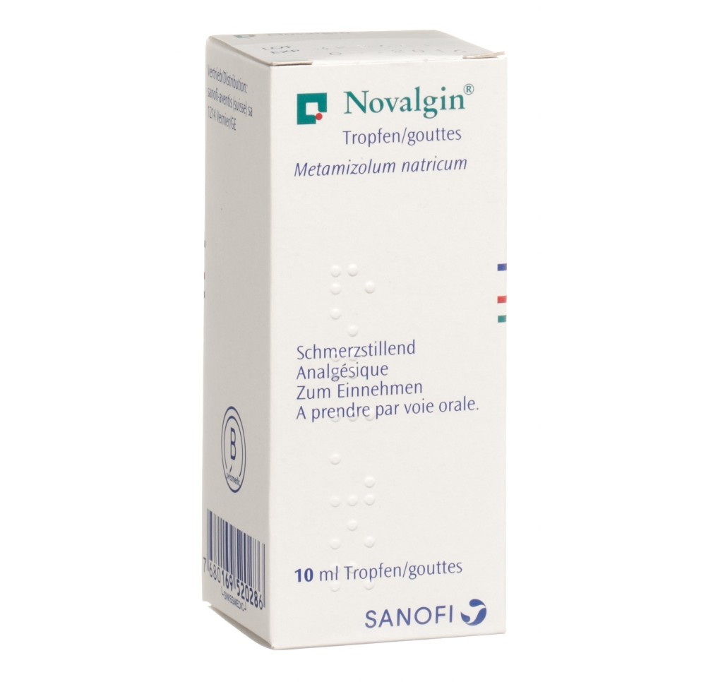 NOVALGIN gouttes 0.5 g/ml fl 10 ml NOVALGIN gouttes 0.5 g/ml fl 10 ml