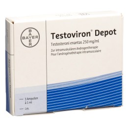 TESTOVIRON Dépôt sol inj 250 mg i.m. amp 3 pce