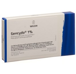 GENCYDO 1% sol inj 8 amp 1 ml