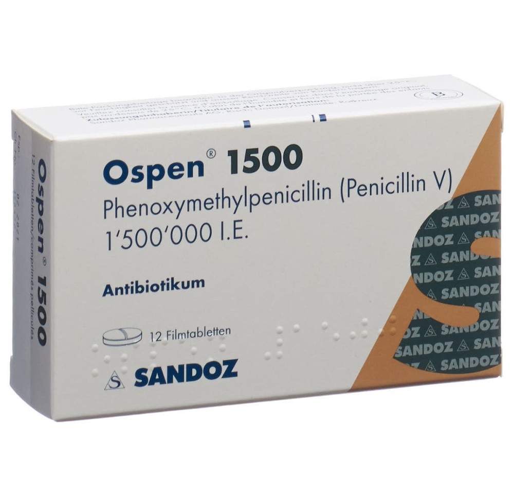 OSPEN 1500 cpr pell 1.5 mio UI 12 pce OSPEN 1500 cpr pell 1.5 mio UI 12 pce
