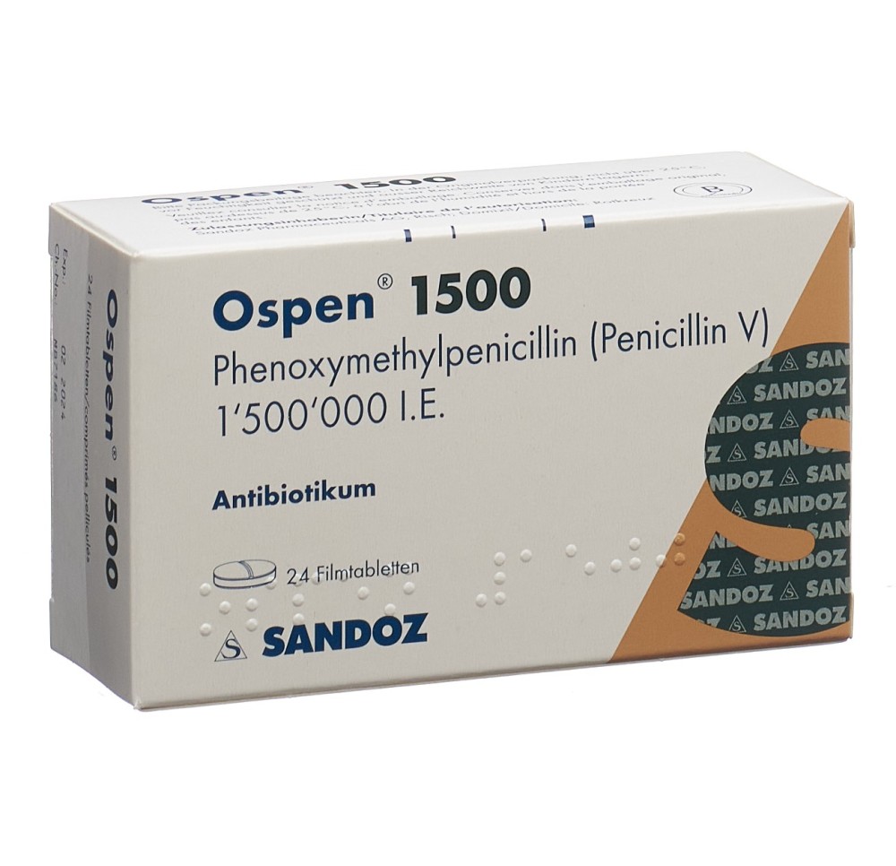 OSPEN 1500 cpr pell 1.5 mio UI 24 pce OSPEN 1500 cpr pell 1.5 mio UI 24 pce