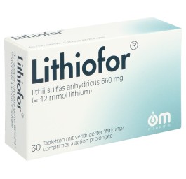 LITHIOFOR cpr ret 660 mg 30 pce