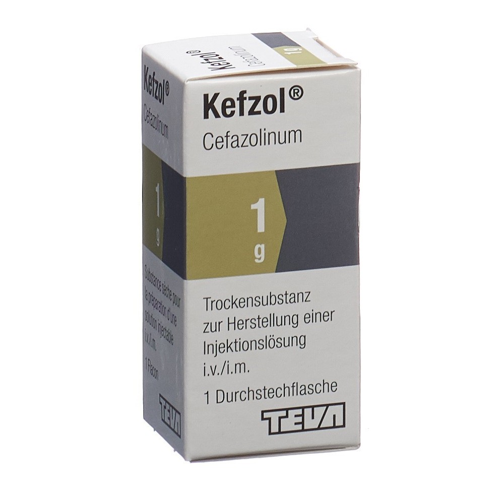 KEFZOL subst sèche 1 g flac KEFZOL subst sèche 1 g flac