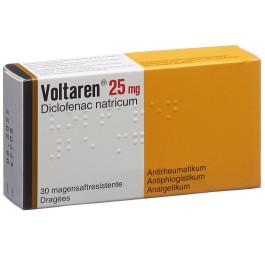 VOLTARENE drag 25 mg 30 pce