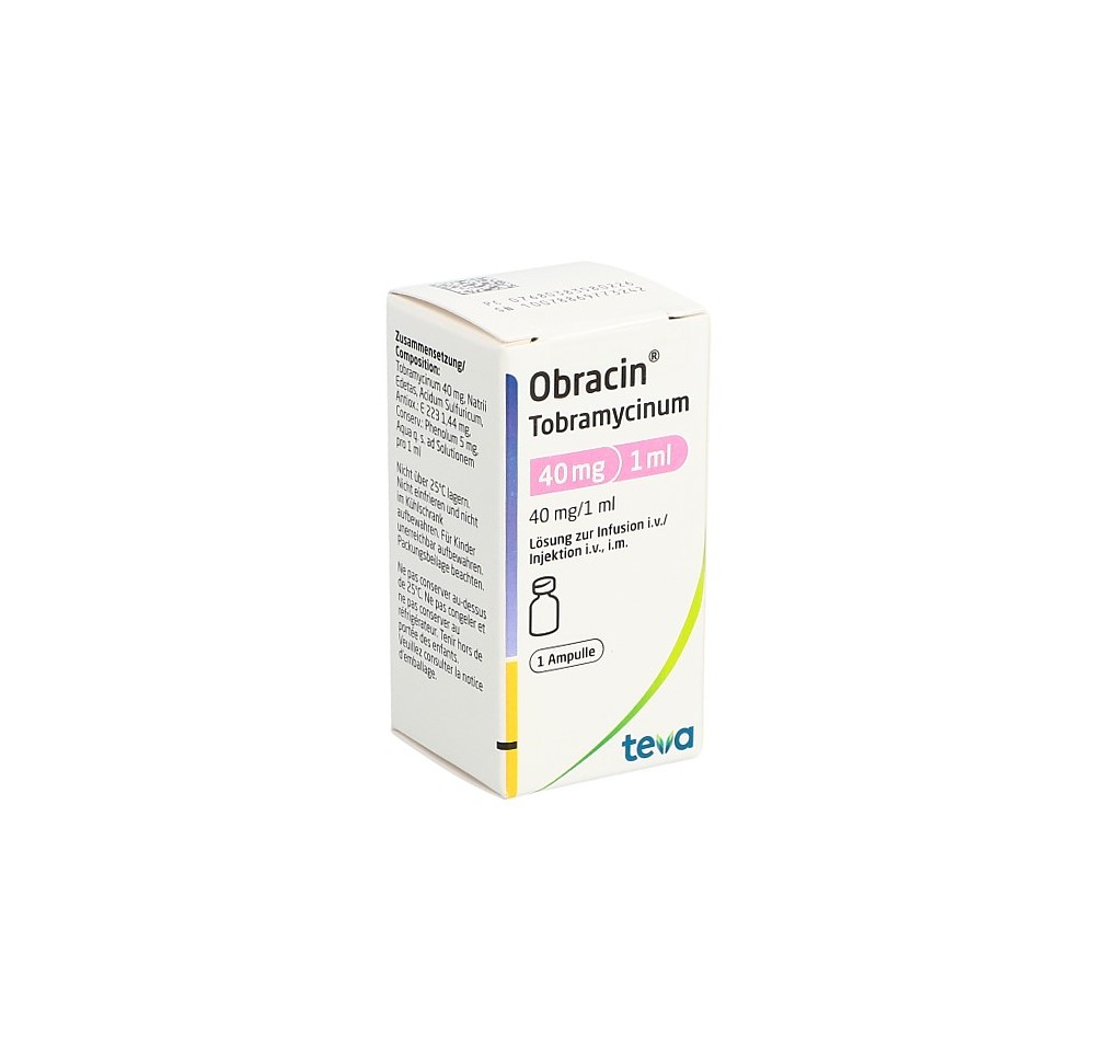 OBRACIN sol inj 40 mg/ml flac 1 ml OBRACIN sol inj 40 mg/ml flac 1 ml