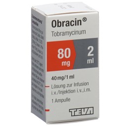 OBRACIN sol inj 80 mg/2ml flac 2 ml