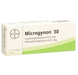 MICROGYNON 30 drag 3 x 21 pce