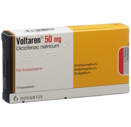 VOLTARENE supp 50 mg adult 10 pce