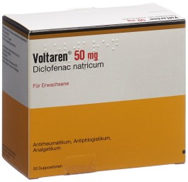 VOLTARENE supp 50 mg adult 50 pce