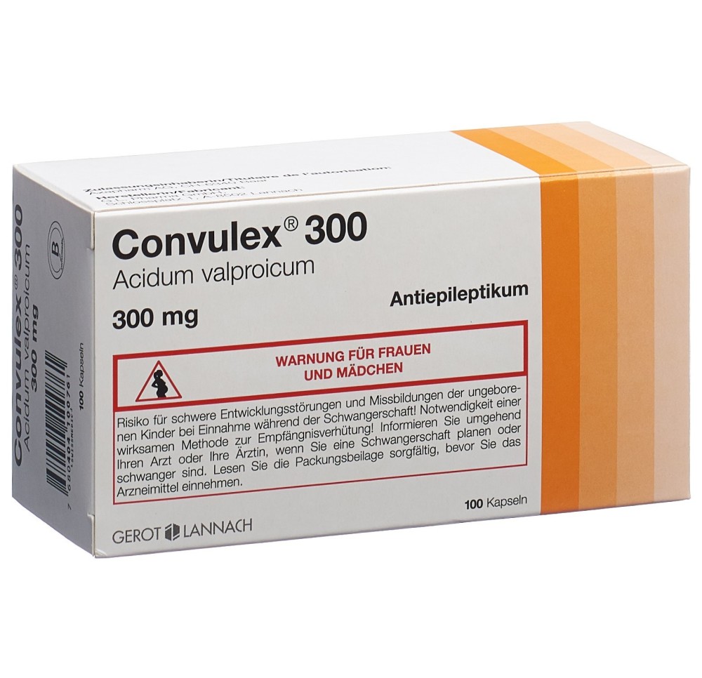 CONVULEX caps 300 mg 100 pce CONVULEX caps 300 mg 100 pce