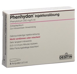 PHENHYDAN sol inj 250 mg/5ml i.v. 5 amp 5 ml