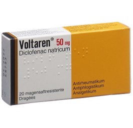 VOLTARENE drag 50 mg 20 pce