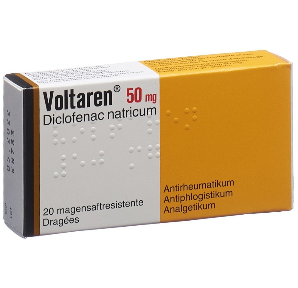 VOLTARENE drag 50 mg 20 pce VOLTARENE drag 50 mg 20 pce