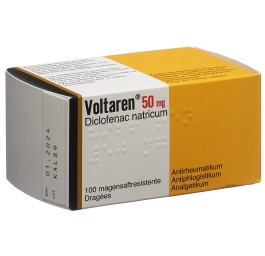 VOLTARENE drag 50 mg 100 pce