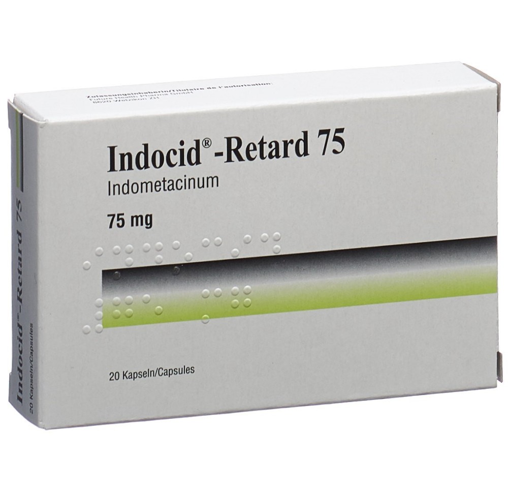 INDOCID Retard caps ret 75 mg 20 pce INDOCID Retard caps ret 75 mg 20 pce