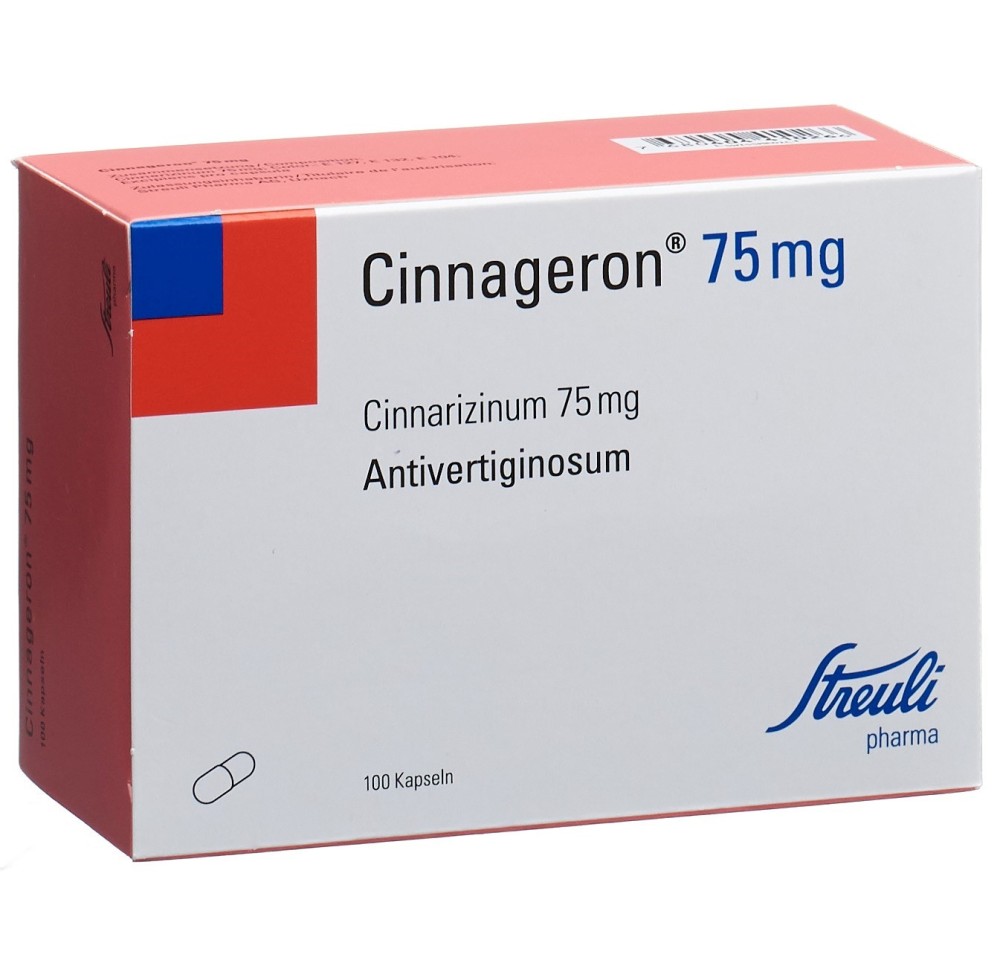 CINNAGERON caps 75 mg 100 pce CINNAGERON caps 75 mg 100 pce