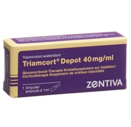 TRIAMCORT Dépôt susp crist 40 mg/ml amp 1 ml