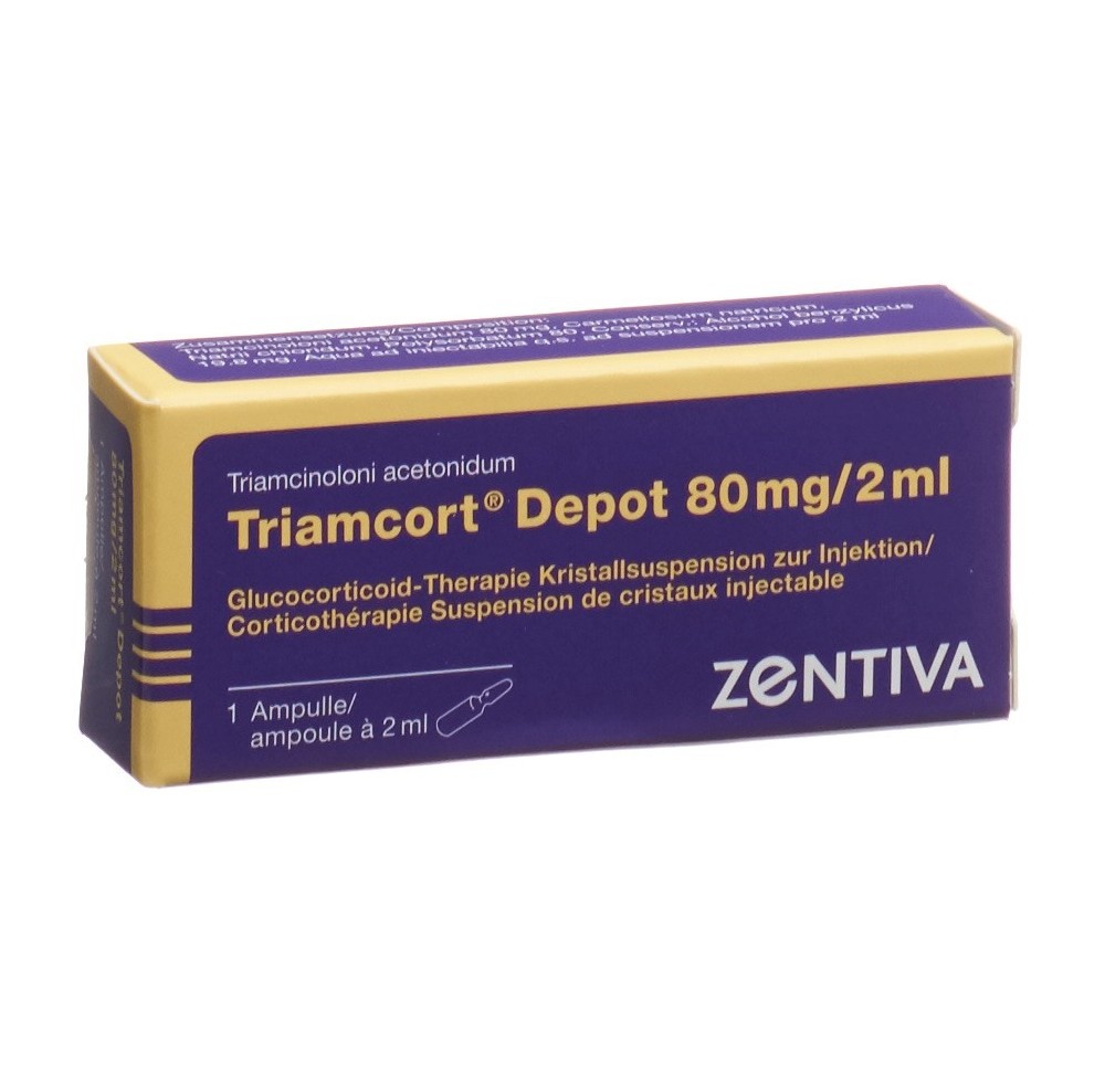 TRIAMCORT Dépôt susp crist 80 mg/2ml amp 2 ml TRIAMCORT Dépôt susp crist 80 mg/2ml amp 2 ml