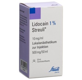 LIDOCAÏNE Streuli 1% 500 mg/50ml flac 50 ml