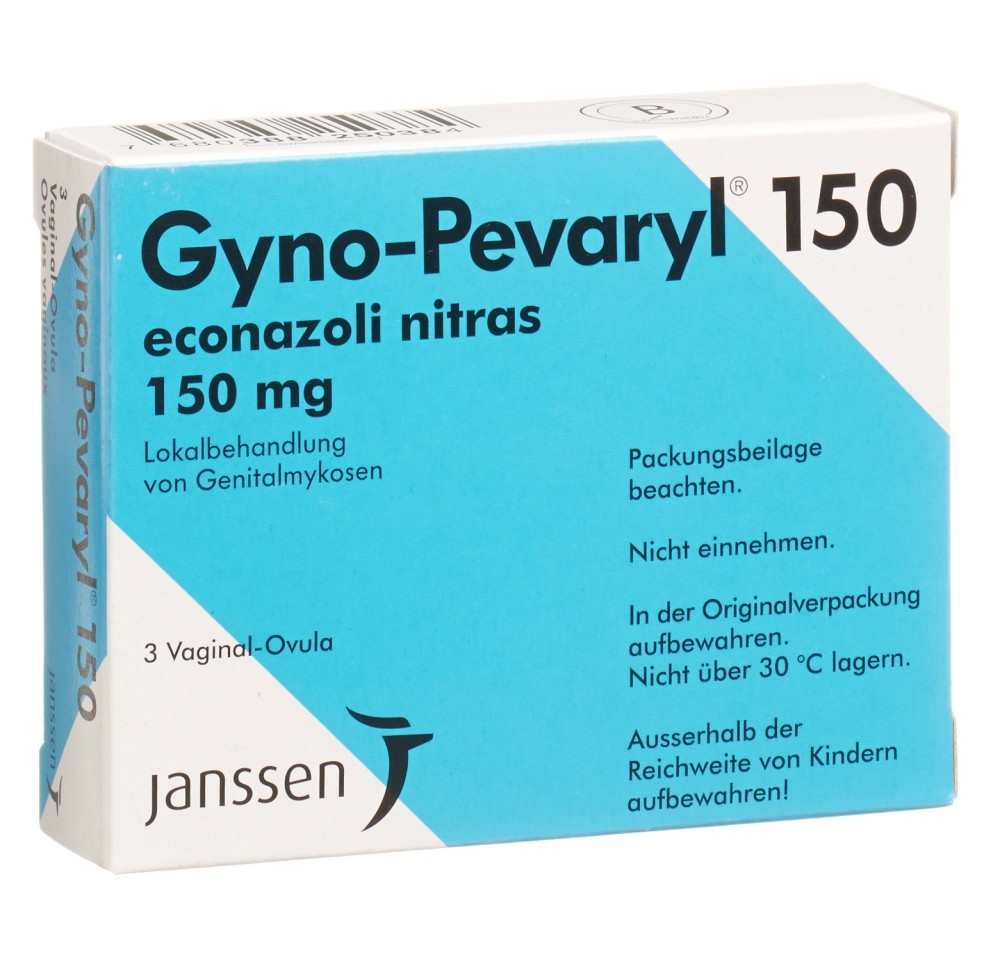 GYNO-PEVARYL ovule 150 mg 3 pce GYNO-PEVARYL ovule 150 mg 3 pce