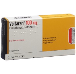 VOLTARENE supp 100 mg adult 5 pce
