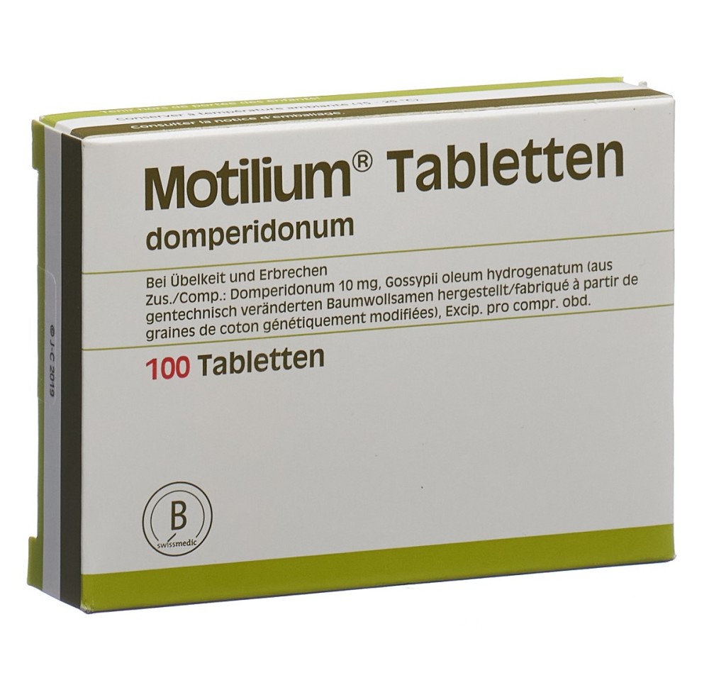 MOTILIUM cpr pell 10 mg 100 pce MOTILIUM cpr pell 10 mg 100 pce