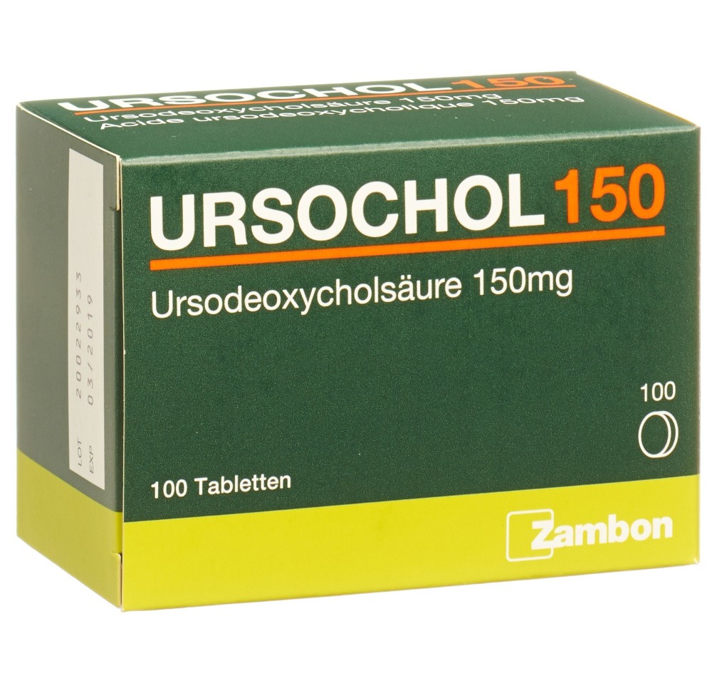 URSOCHOL cpr 150 mg 100 pce URSOCHOL cpr 150 mg 100 pce