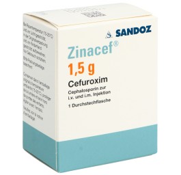 ZINACEF subst sèche 1.5 g i.v. flac