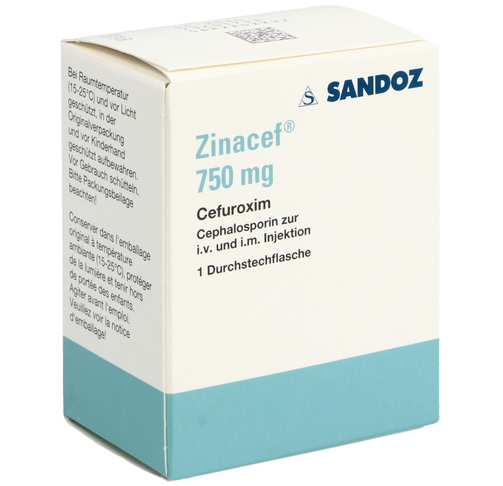 ZINACEF subst sèche 750 mg i.m./i.v. flac ZINACEF subst sèche 750 mg i.m./i.v. flac