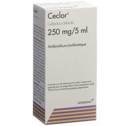CECLOR gran 250 mg/5ml p susp fl 100 ml